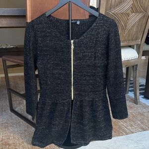 Dex Black Knit Sweater